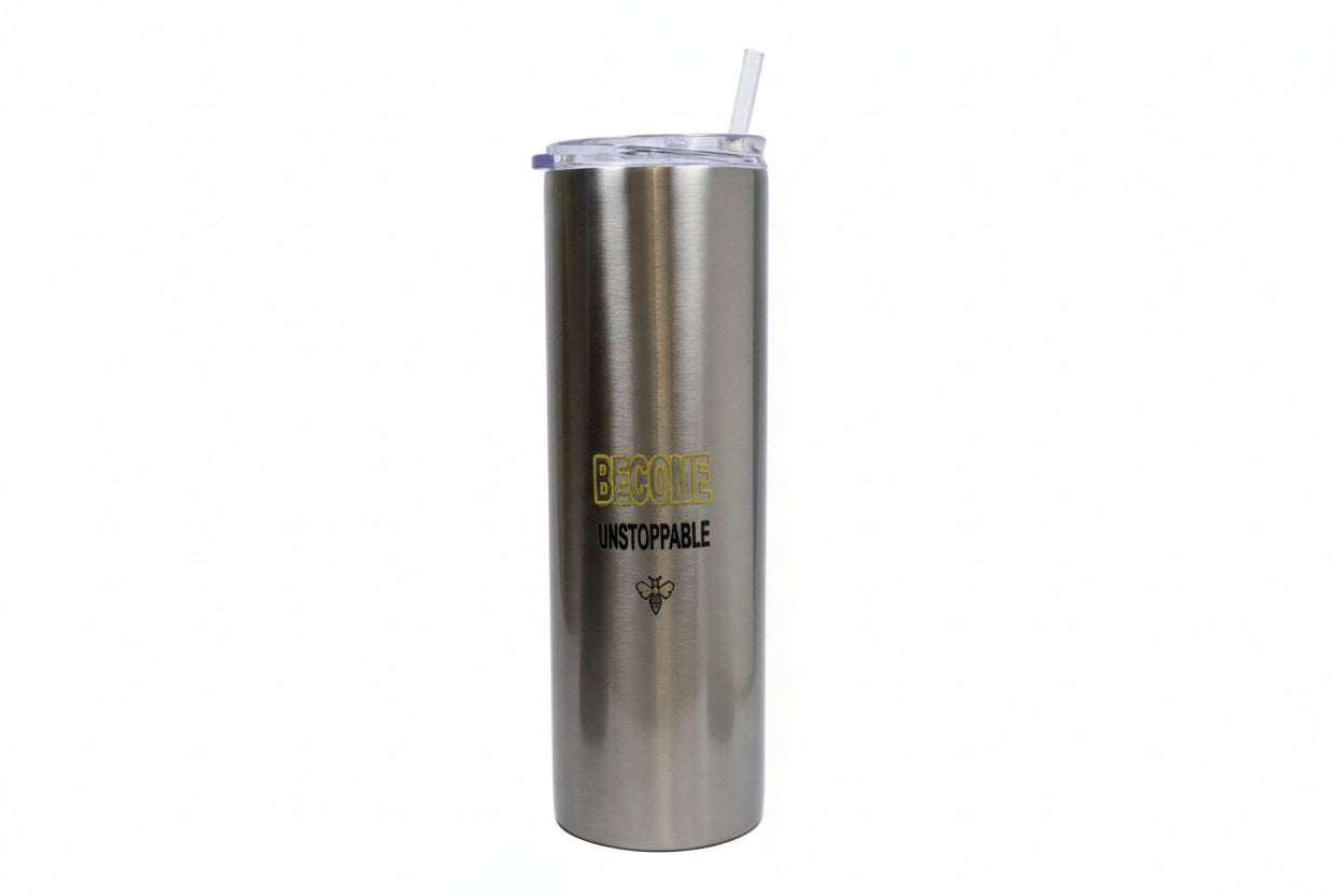 Titan Hive Motivational Tumbler 30 oz – Stainless Steel | Become Unstoppable
