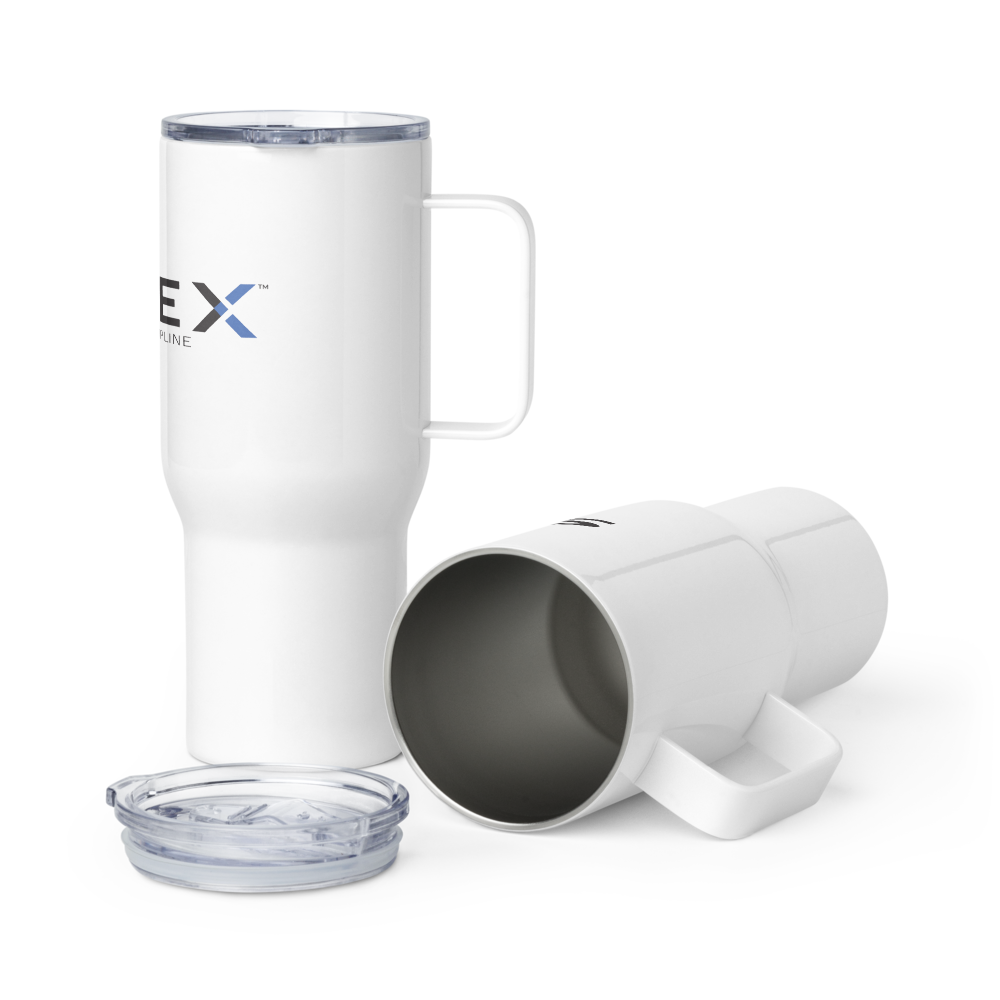 Built Different Tumbler, SAVREX Stainless Steel Travel Mug, Driven by Discipline