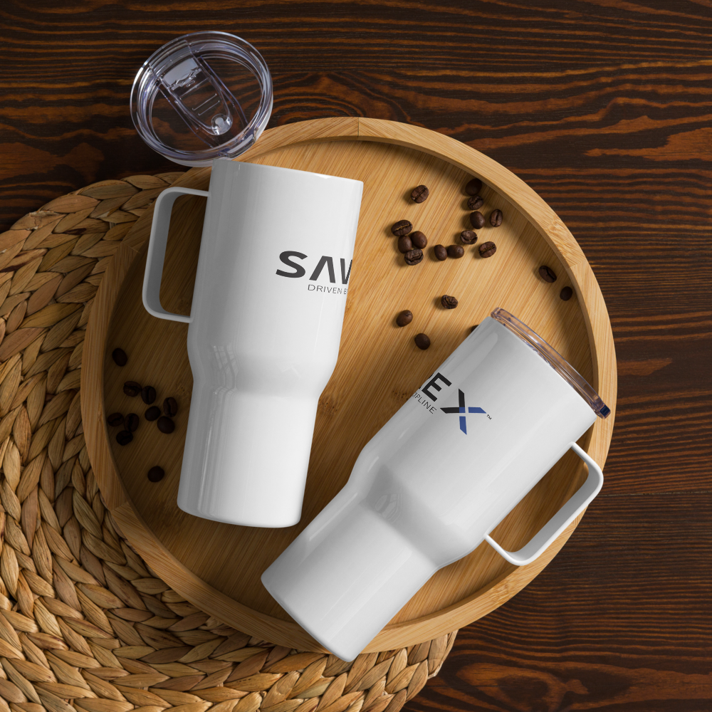 Built Different Tumbler, SAVREX Stainless Steel Travel Mug, Driven by Discipline
