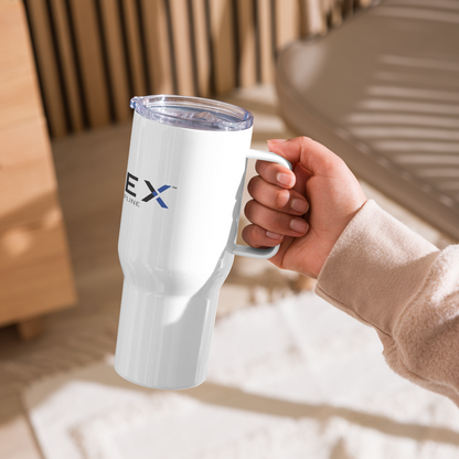 Built Different Tumbler, SAVREX Stainless Steel Travel Mug, Driven by Discipline